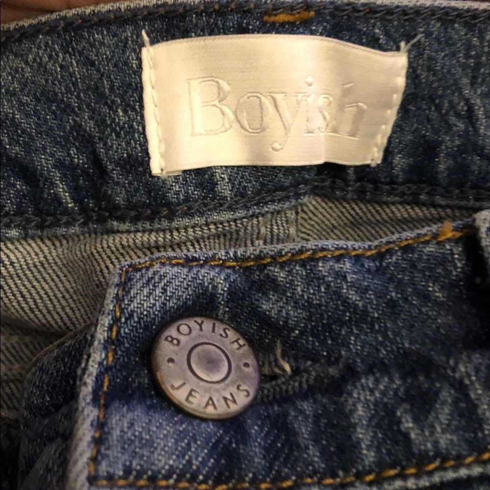 Boyish The Oliver HighRise Bootcut Jeans Sz 26 Women’s Stretch Medium Wash - Picture 5 of 8